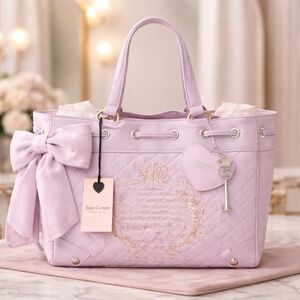 Nwt Juicy Couture Day Dreamer Tote Lilac Tale New